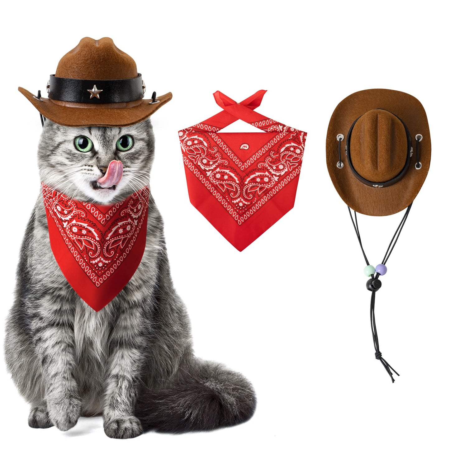 Cowboy Halloween Costume for Cats