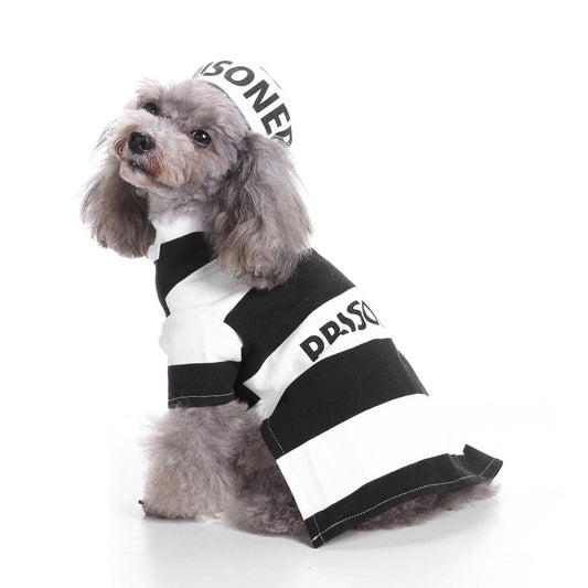 Prisoner Halloween Costume for Dogs